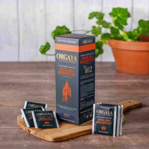 ORGAIA Organic English Breakfast Tea – Ceylon Black Tea (40 Bags)