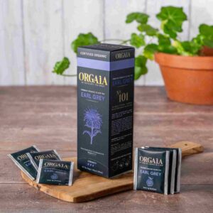 ORGAIA Organic Earl Grey Tea – Ceylon Bergamot Blend (40 Bags)